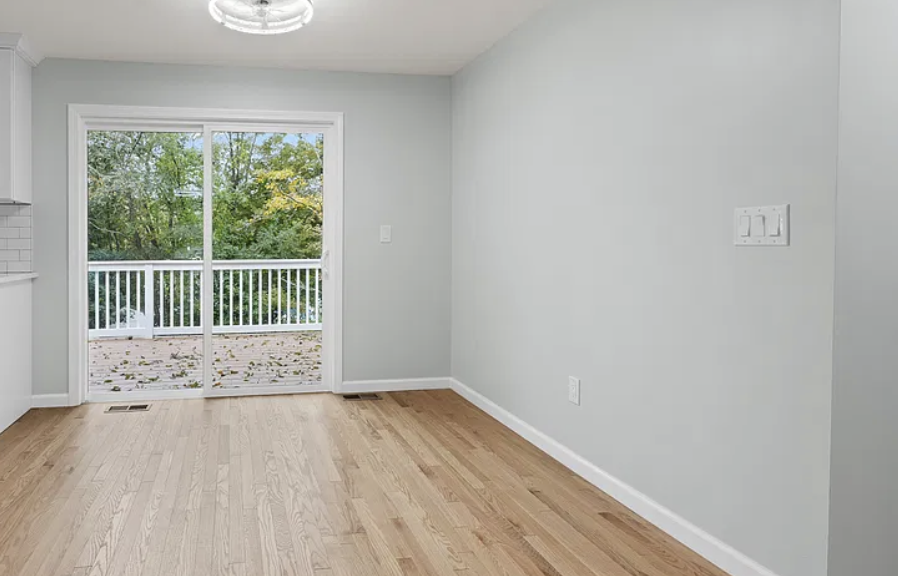 Renovated bedroom in Connecticut